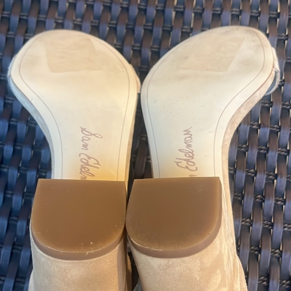 Sam Edelman Odila high heel sandals, tan cream size 9M - Picture 9 of 10